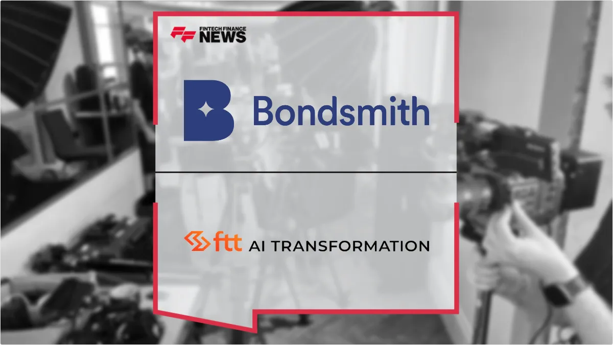 Luke Suddards of Bondsmith presenting on AI-driven embedded savings infrastructure at FTT AI Transformation 2026.