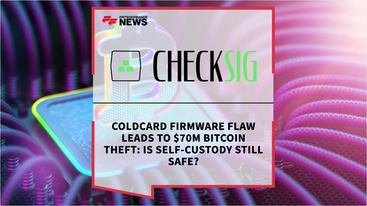 Press Release: Coldcard Firmware Flaw Leads to $70M Bitcoin Theft: Is Self-Custody Still Safe? | Featured Image by FF News