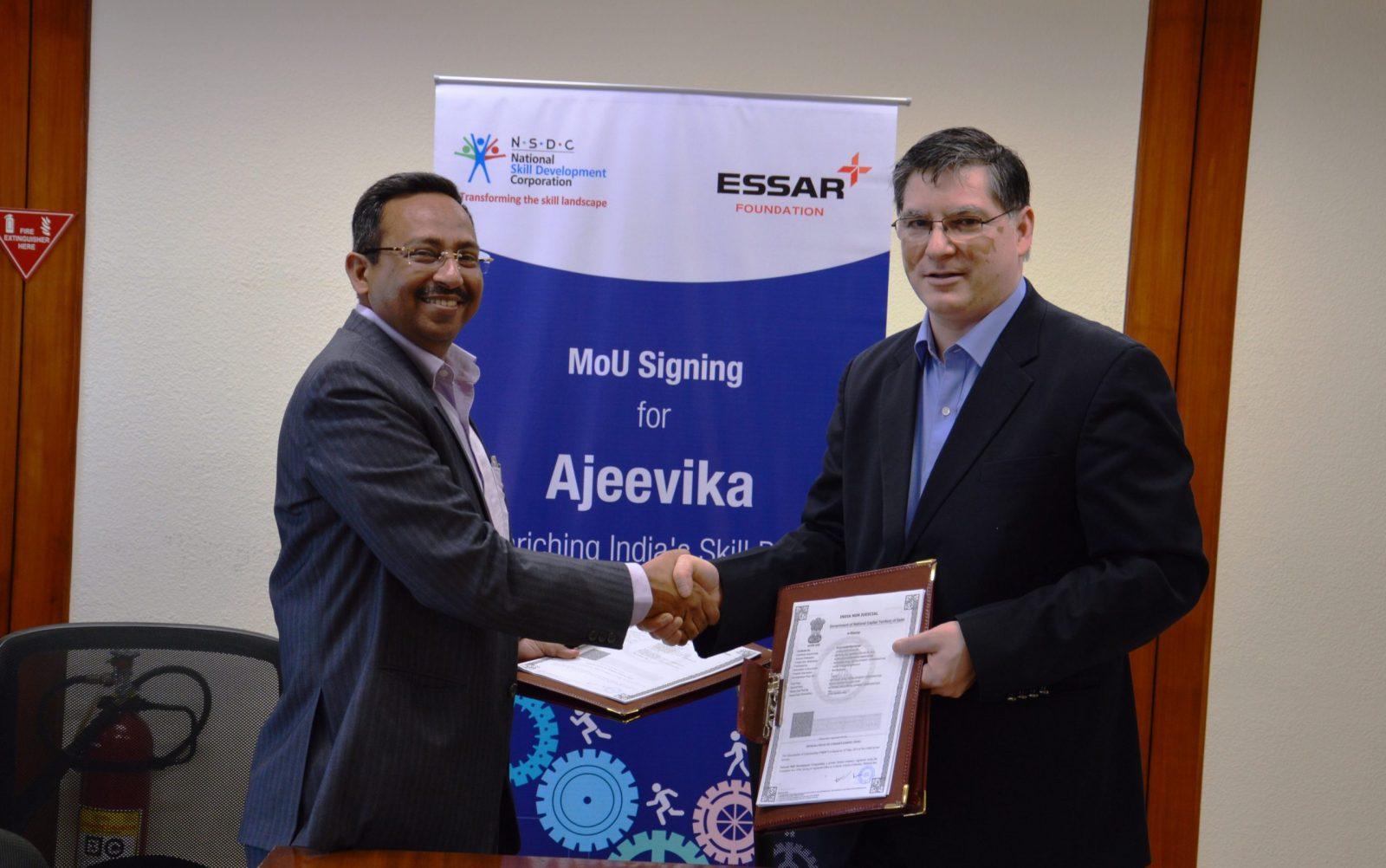 Essar Foundation signs MoU with National Skill Development Corporation