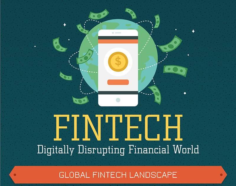 FinTech: Digitally Disrupting the Financial World Infographic