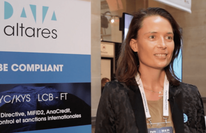 Paris FinTech Forum 2018: Caroline Gergaud, Altares
