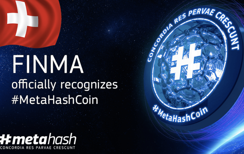 FINMA has Officially Recognised #MetaHashCoin as the Utility Token