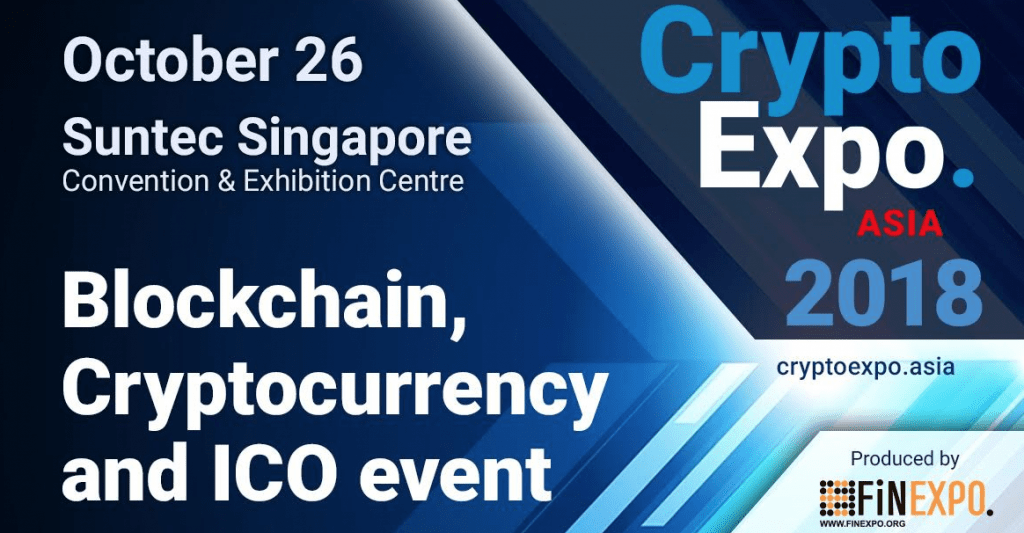 Crypto EXPO Asia promises to gather the whole financial world together in Singapore