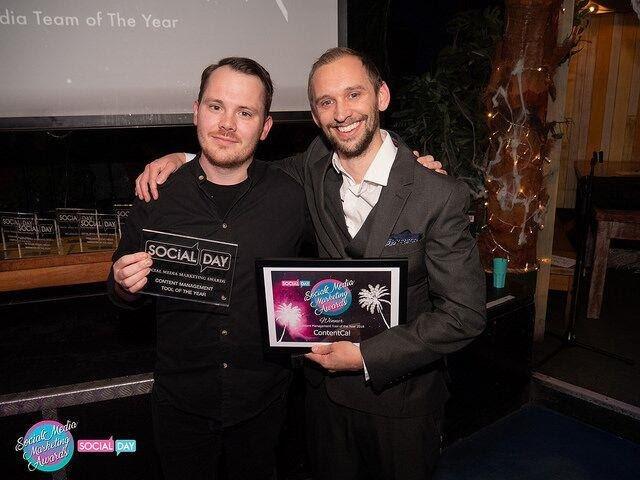 CONTENTCAL PICKS UP THE CONTENT MANAGEMENT TOOL OF THE YEAR AT THE INAUGURAL SOCIALDAY SOCIAL MEDIA MARKETING AWARDS