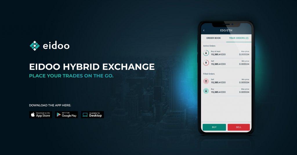 Eidoo Proudly Announces The Release of its Hybrid exchange on The Official Eidoo App