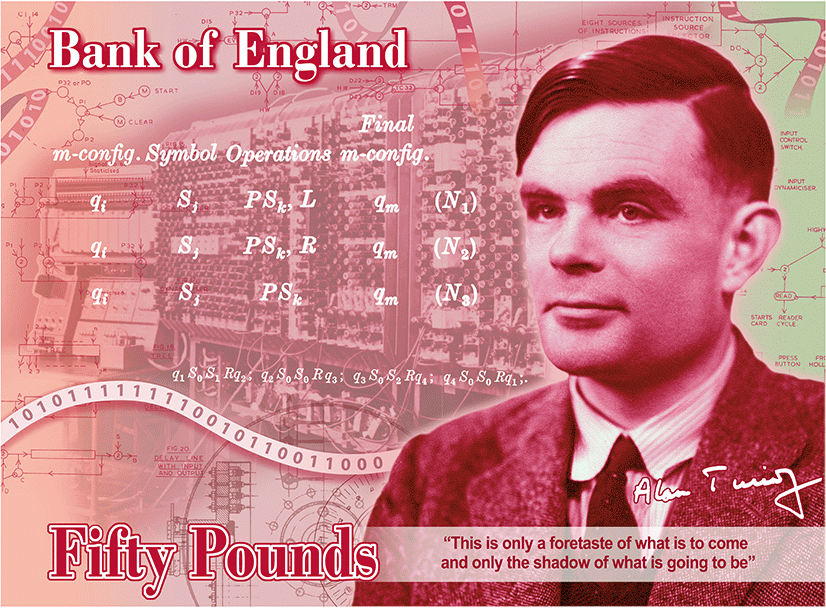 Alan Turing to be the face of new £50 note