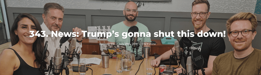 343. News: Trump’s gonna shut this down!