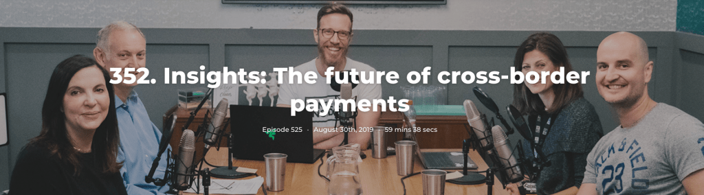 352. Insights: The future of cross-border payments
