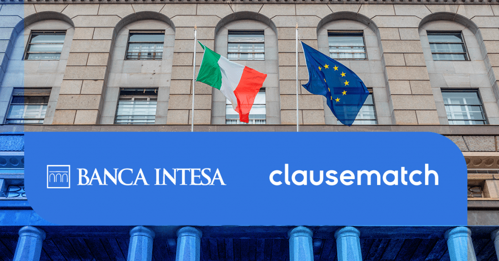 ClauseMatch goes live at Intesa Sanpaolo digitalising contract management