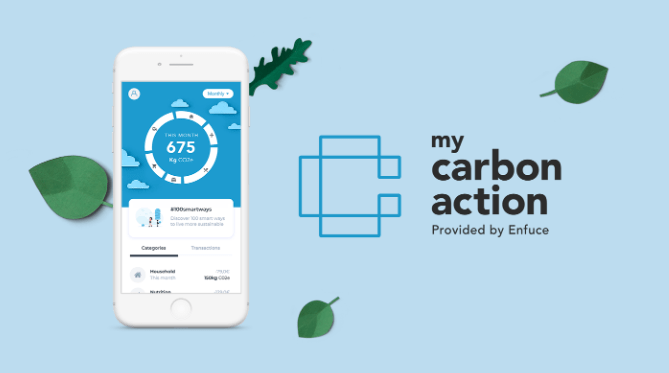 Nordic fintech company Enfuce teams up with D-mat, AWS and Mastercard to bring personalized carbon footprint monitoring to ba