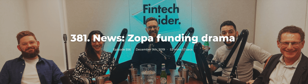 381. News: Zopa funding drama