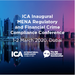 ICA Inaugural MENA Regulatory and Financial Crime Compliance Conference arrives in Dubai this March