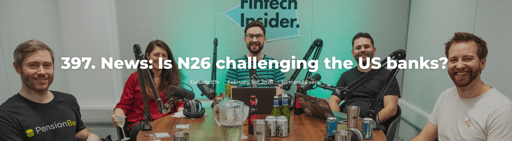 397. News: Is N26 challenging the US banks?