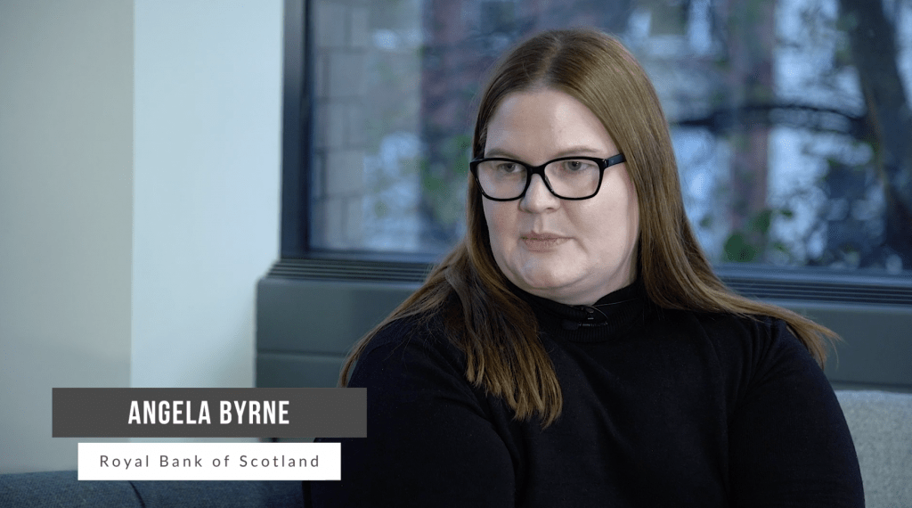 Angela Byrne, Royal Bank of Scotland on the previous state of customer onboarding