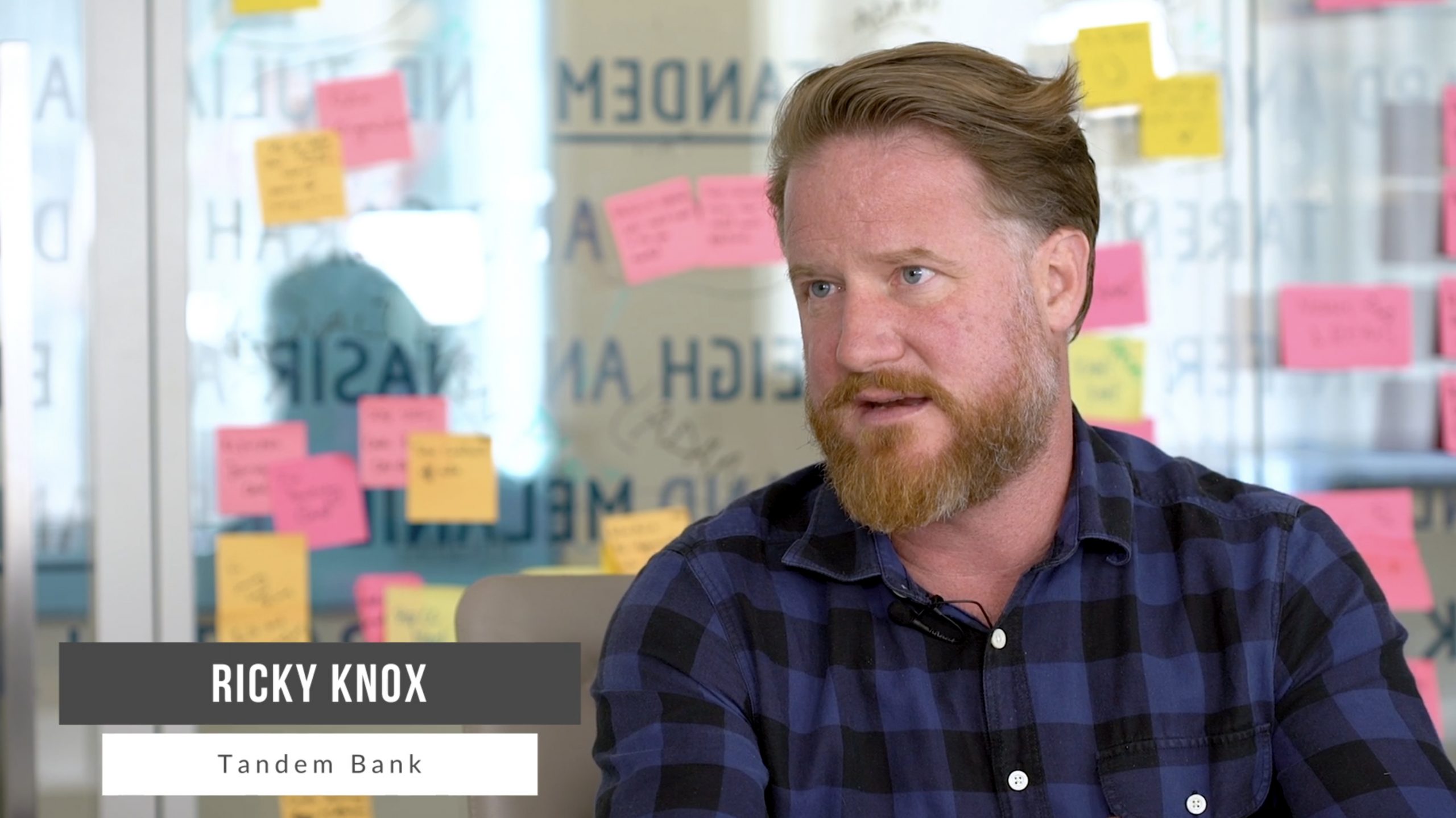 Ricky Knox, Tandem Bank - identity verification