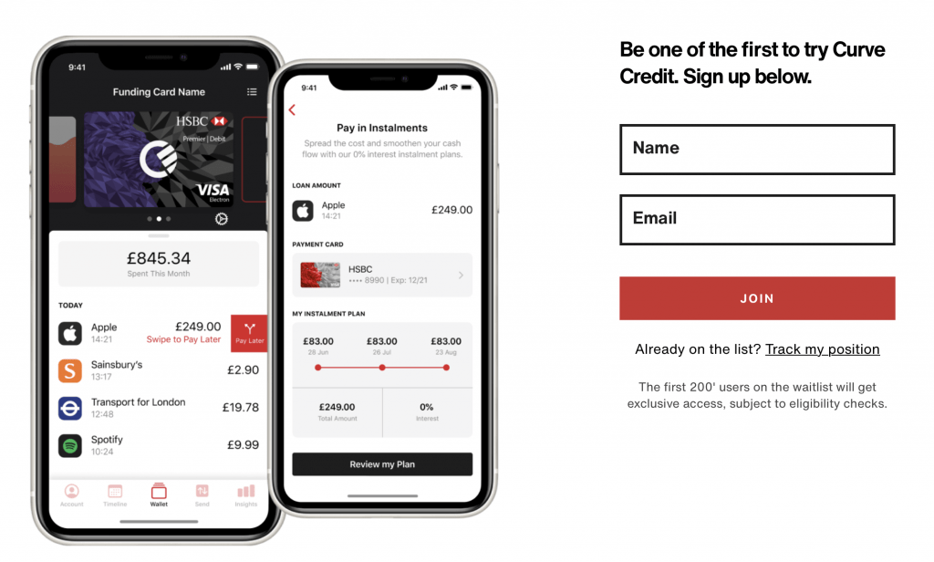Curve Credit Waitlist Launches