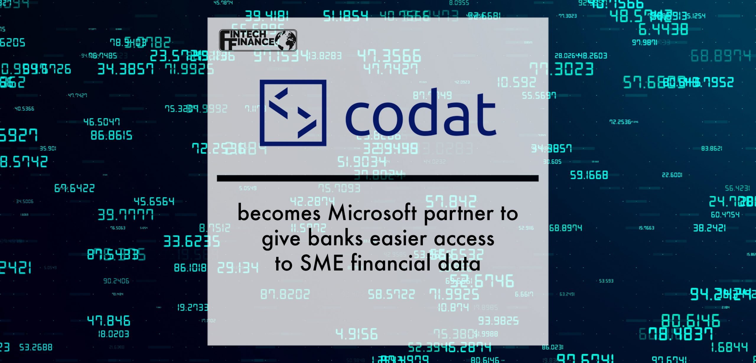 Codat becomes Microsoft partner to give banks easier access to SME financial data | Fintech Finance