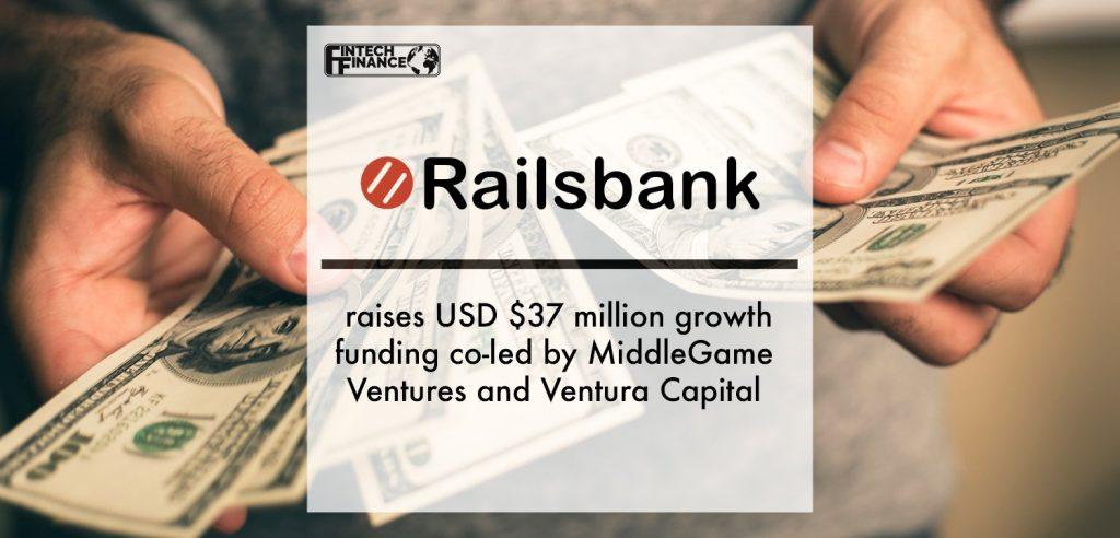 Railsbank raises USD37 million growth funding co-led by MiddleGame Ventures and Ventura Capital | Fintech Finance