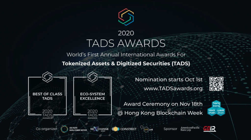 The World’s First Annual International Awards for Tokenized Assets & Digitized Securities Launched in Hong Kong | Fintech Finance