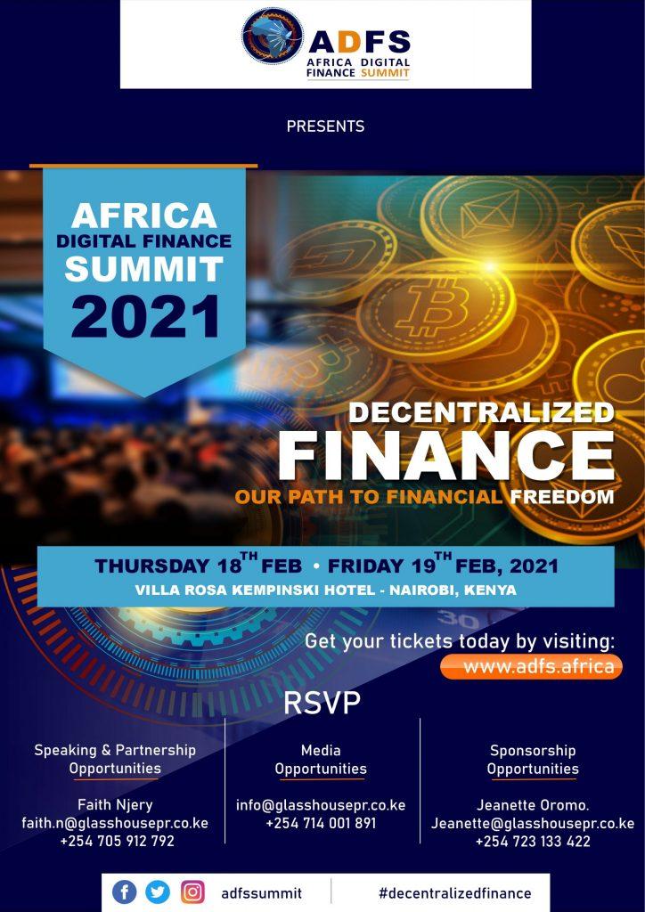 The Inaugural Africa Digital Finance Summit to be hosted in Kenya