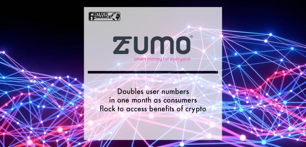 Cryptocurrency start-up Zumo doubles user numbers in one month as consumers flock to access benefits of crypto