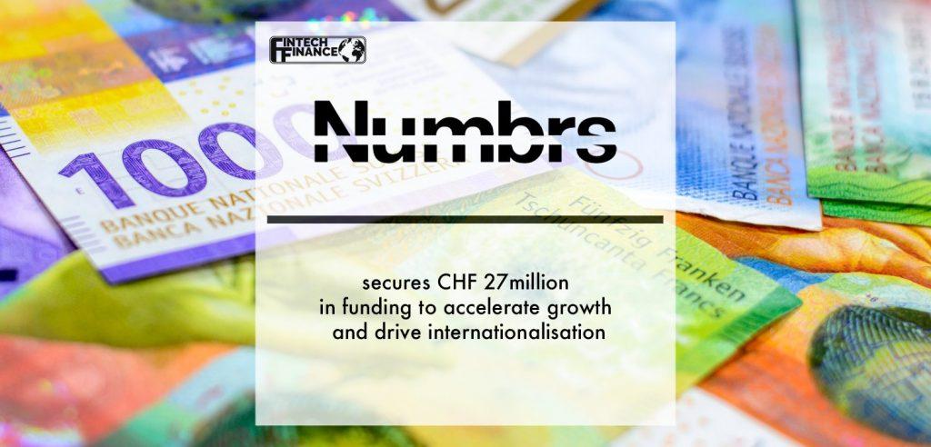 Numbrs secures CHF 27 Million in funding to accelerate growth and drive internationalisation