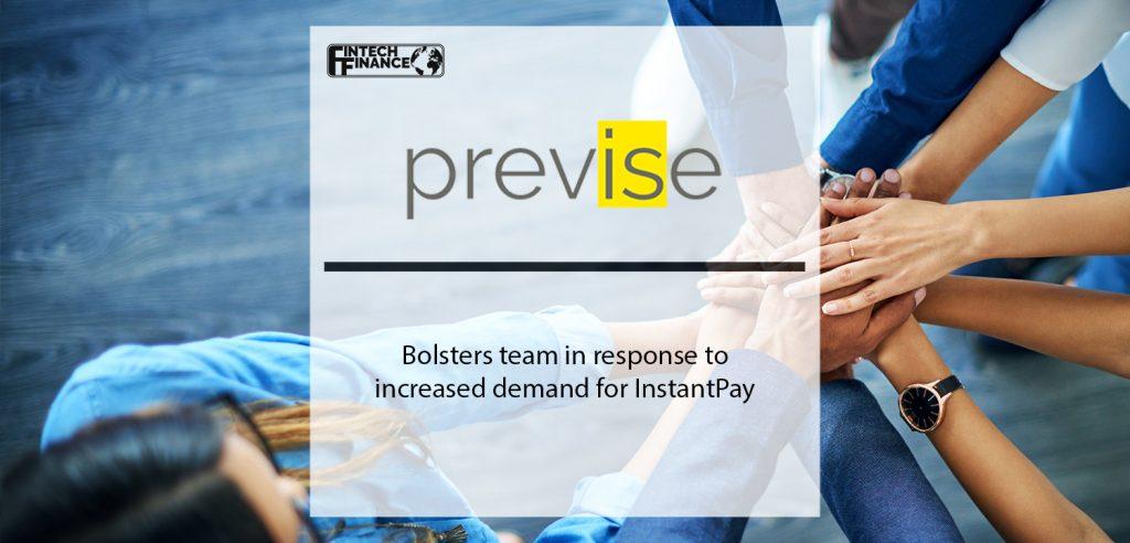 Previse bolsters team in response to increased demand for InstantPay