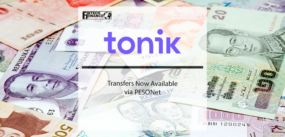 Transfers to Tonik now available via PESONet | Fintech Finance