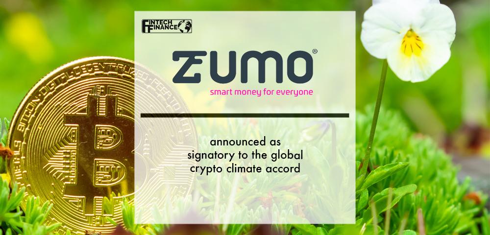 Zumo announced as signatory to the global crypto climate accord | Fintech Finance