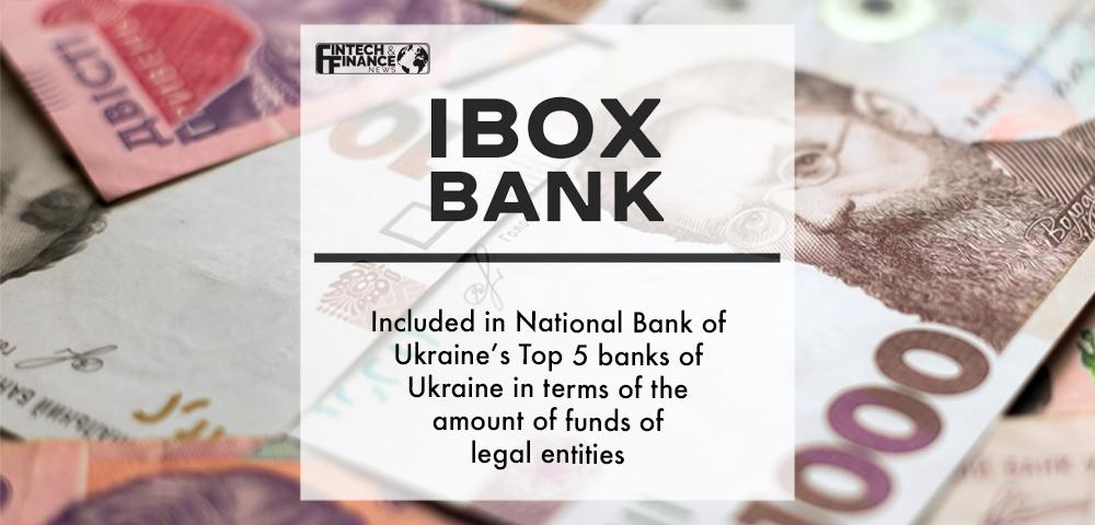 National Bank of Ukraine included the IBOX BANK into the top 5 banks of Ukraine in terms of the amount of funds of legal enti