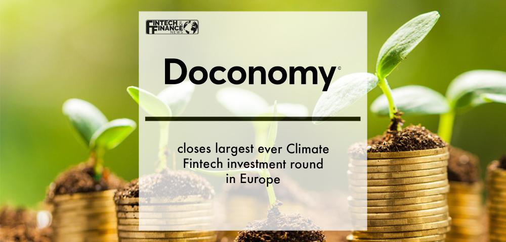 Doconomy closes largest ever Climate Fintech investment round in Europe | Fintech Finance
