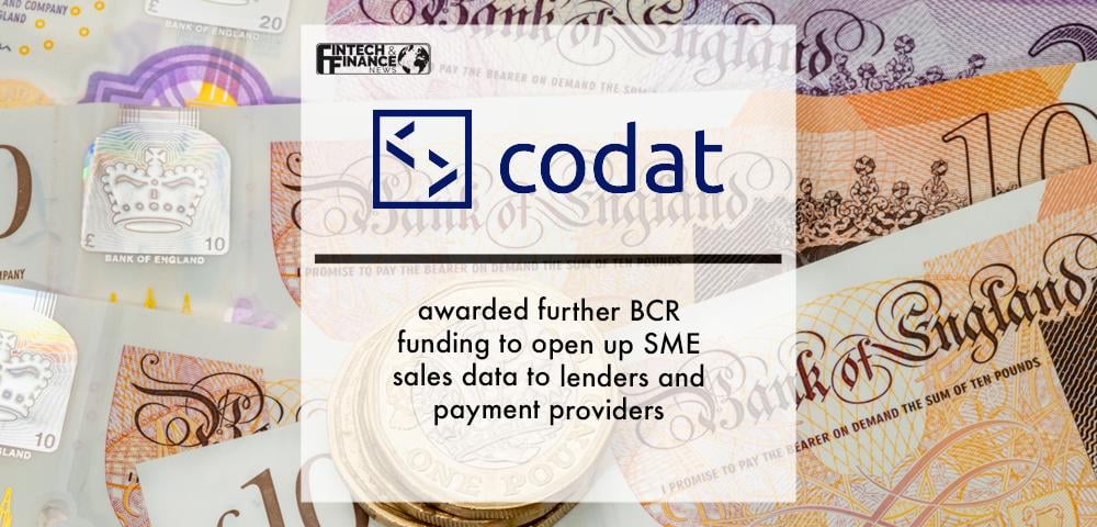 Codat awarded further BCR funding to open up SME sales data to lenders and payment providers | Fintech Finance