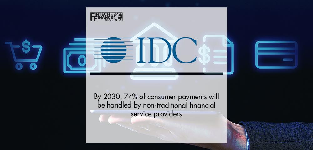 By 2030, 74% of consumer payments will be handled by non-traditional financial service providers | Fintech Finance