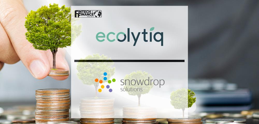 ecolytiq and Snowdrop Solutions join forces to accelerate climate awareness and behavioral change for banking customers | Fintech Finance