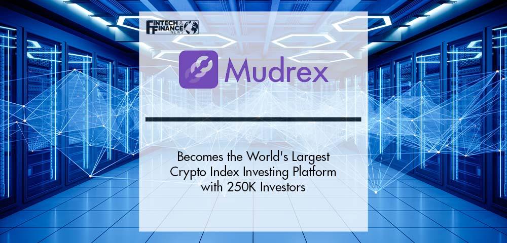 Murdex Becomes the World`s Largest Crypto Index Investing Platform | Fintech Finance|Mudrex Becomes the World`s largest crypto index platform | Fintech Finance