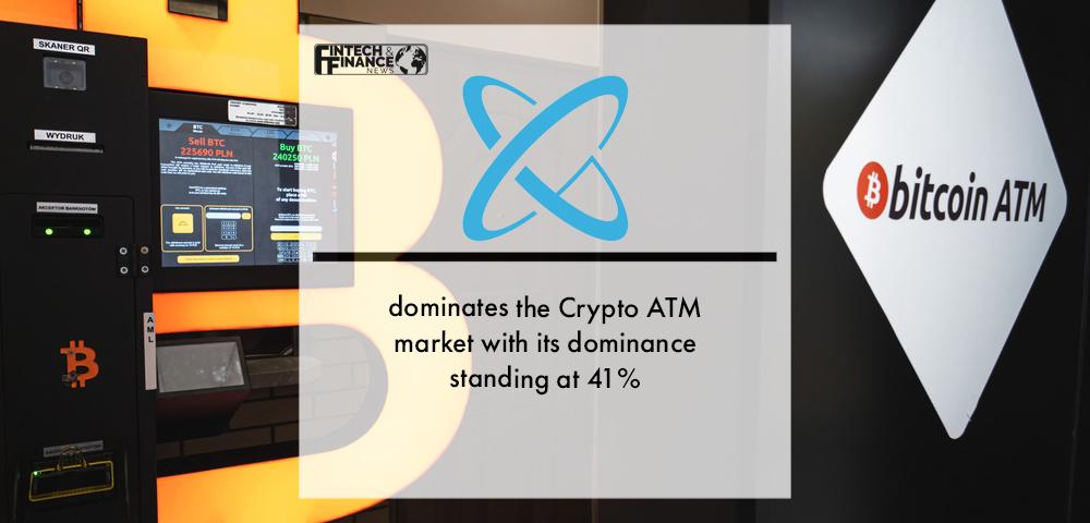 Genesis Coin dominates the Crypto ATM market with its dominance standing at 41% | Fintech Finance