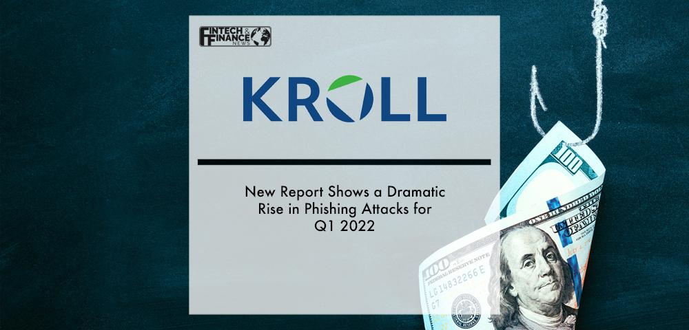New Report by Kroll Shows a Dramatic Rise in Phishing Attacks for Q1 2022 | Fintech Finance