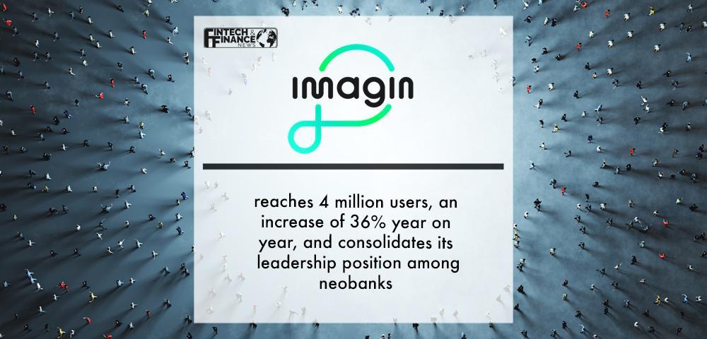 imagin reaches 4 million users, an increase of 36% year on year, and consolidates its leadership position among neobanks