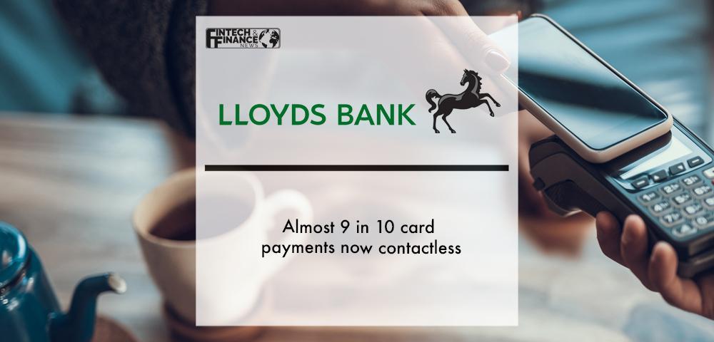 Lloyds Bank: Almost 9 in 10 card payments now contactless
