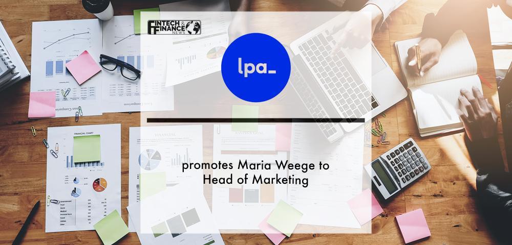 LPA promotes Maria Weege to Head of Marketing