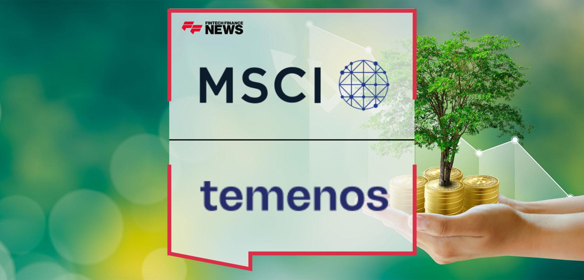 Temenos Awarded the Top ESG Rating by MSCI | Fintech Finance