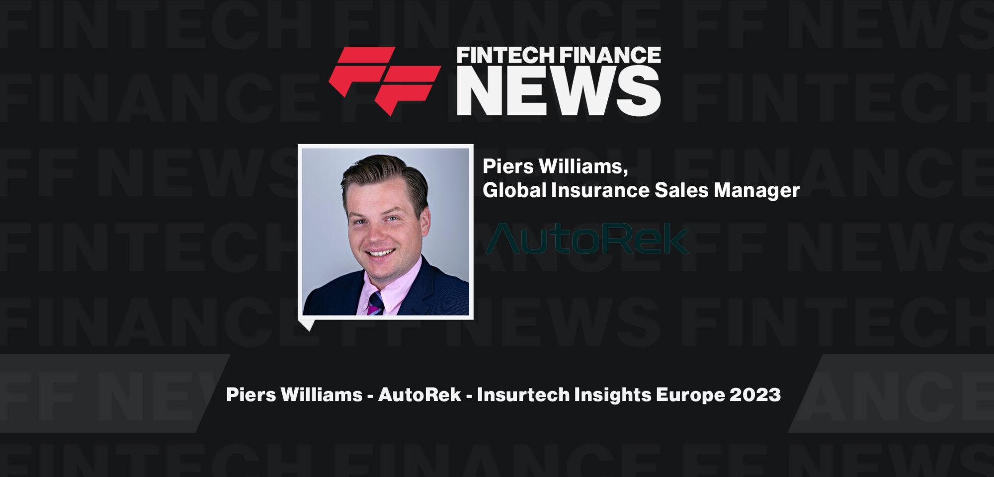 Piers Williams - AutoRek - Insurtech Insights Europe 2023