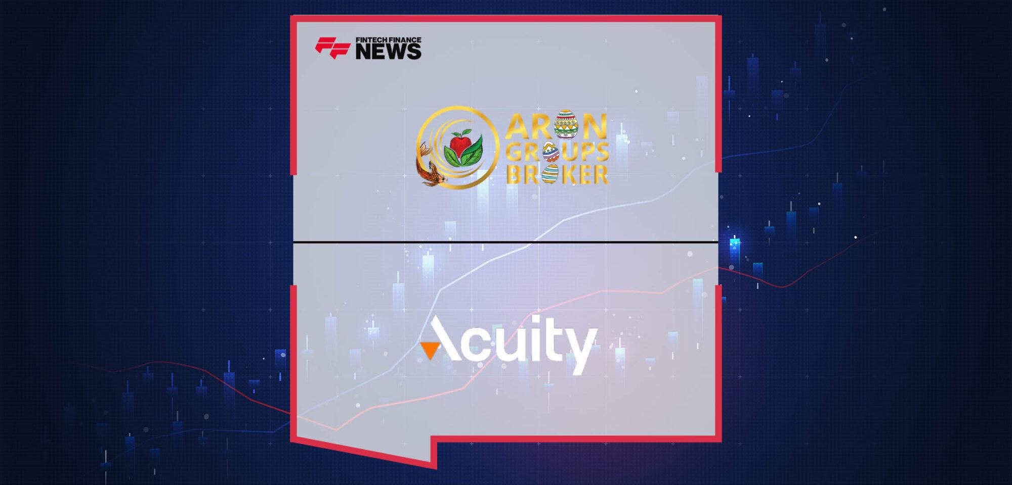 Award-winning Broker Aron Groups Announce Partnership With Alternative Data Innovators, Acuity Trading