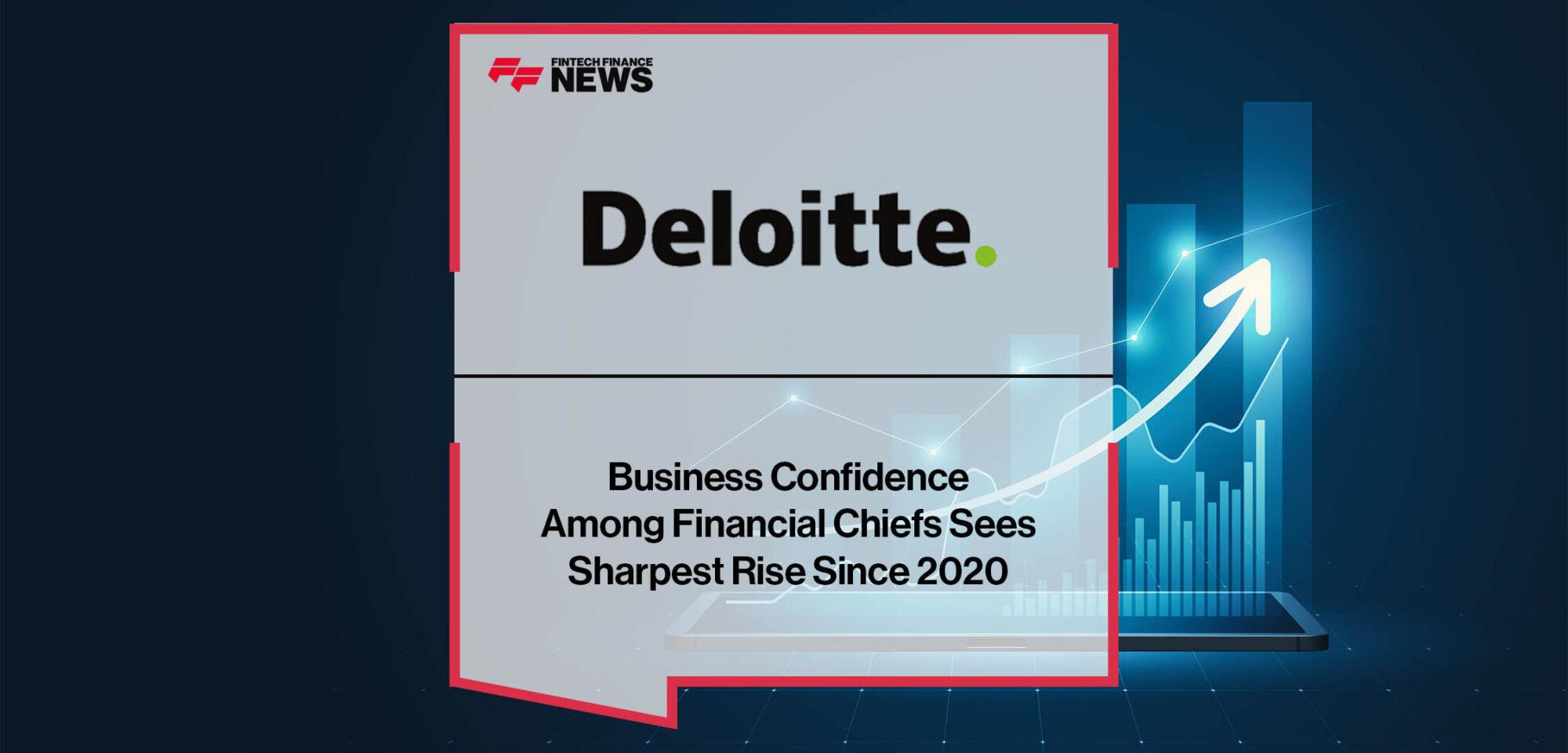 Business Confidence Among Financial Chiefs Sees Sharpest Rise Since 2020