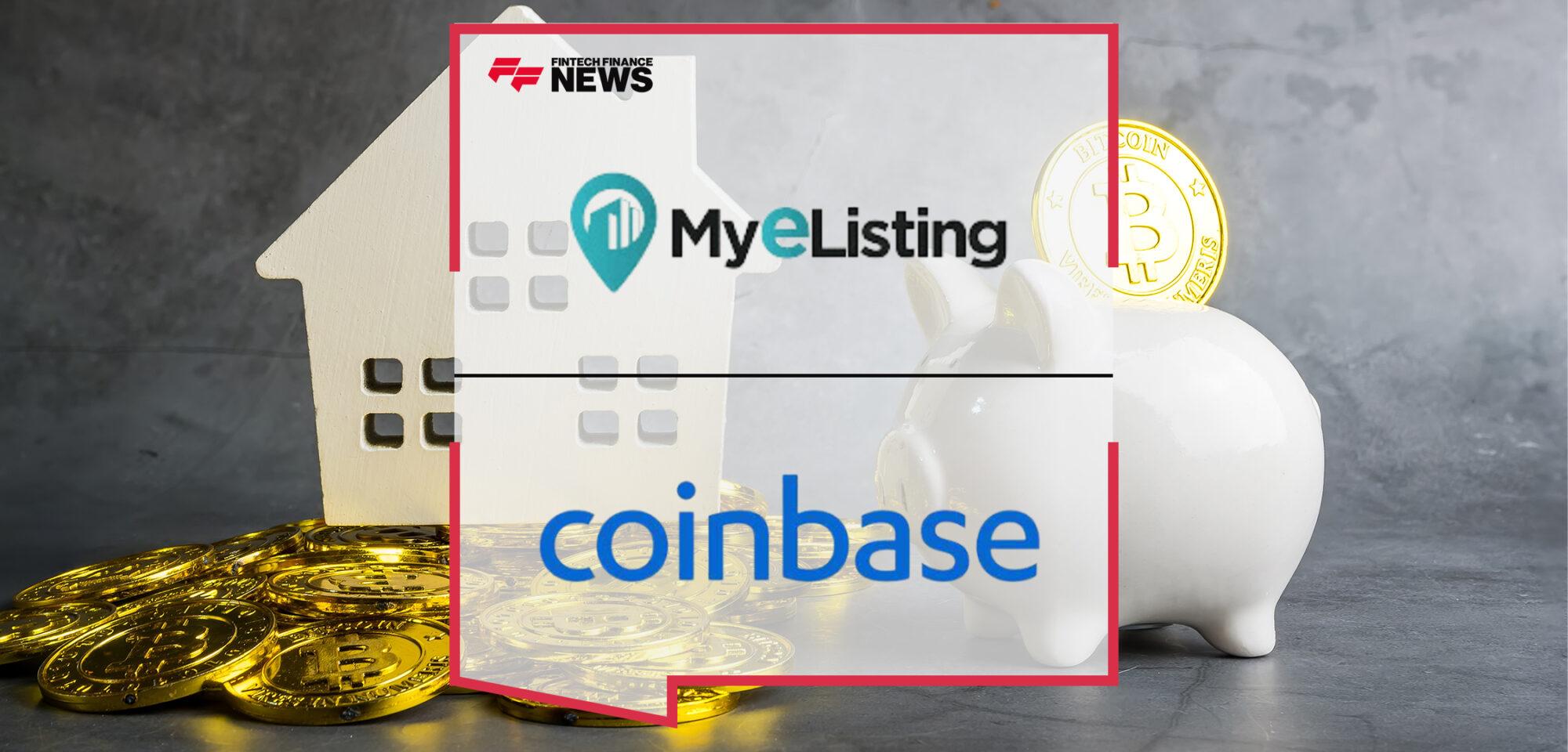 MyEListing, With Help from Coinbase Commerce, Creates the World's First Place to Buy and Sell US Real Estate With Crypto