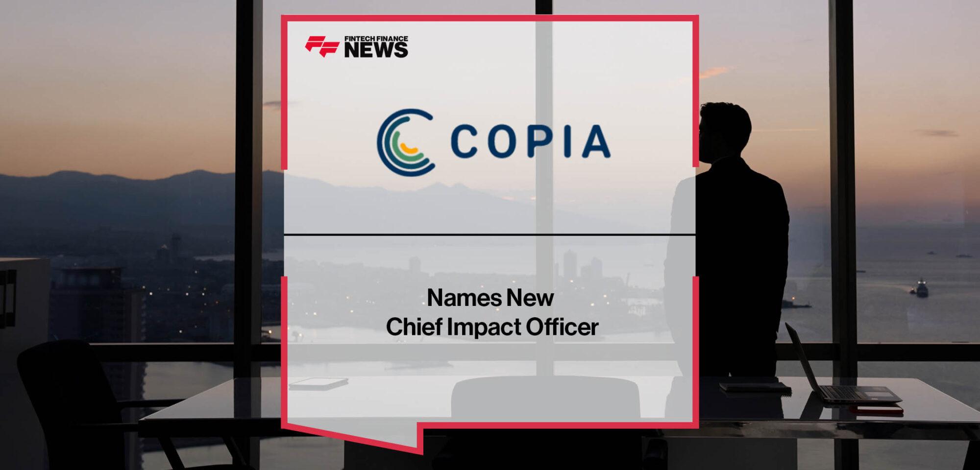 The Copia Group Names New Chief Impact Officer|The Copia Group Names New Chief Impact Officer