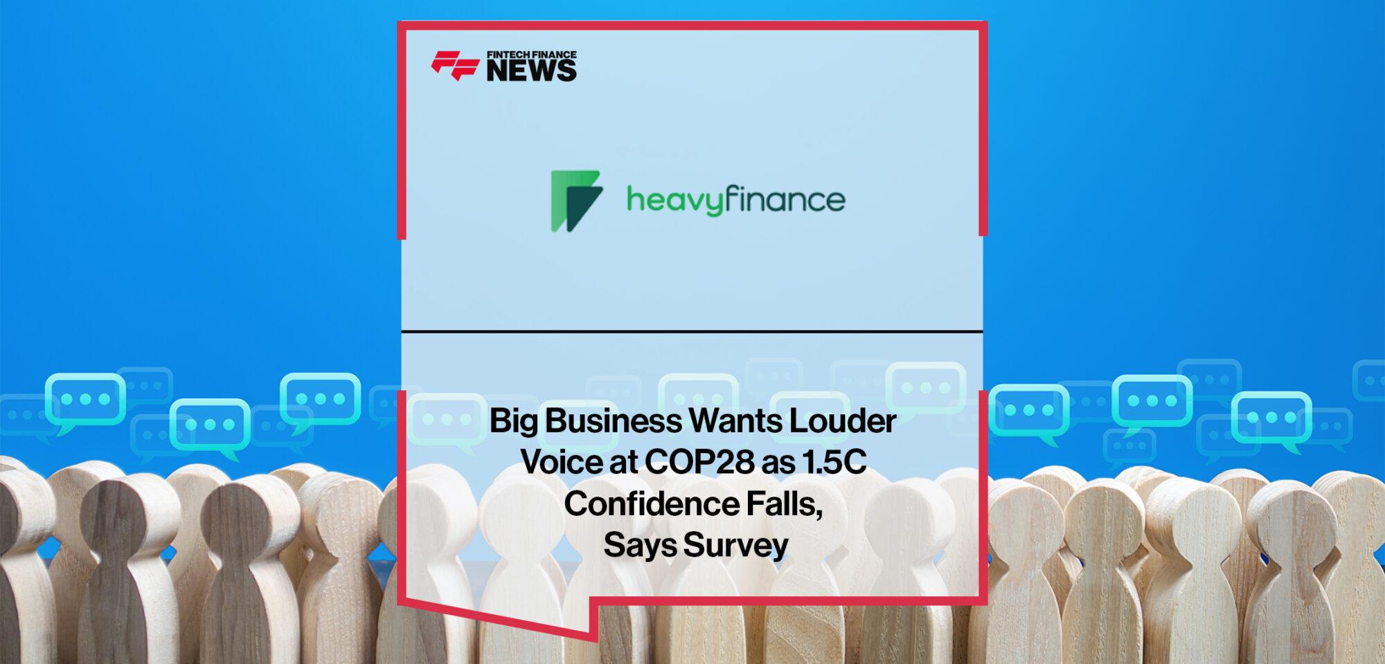 Big Business Wants Louder Voice at COP28 as 1.5C Confidence Falls, Says Survey