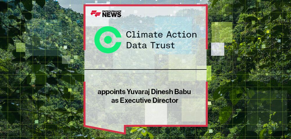 Climate Action Data Trust appoints Yuvaraj Dinesh Babu as Executive Director