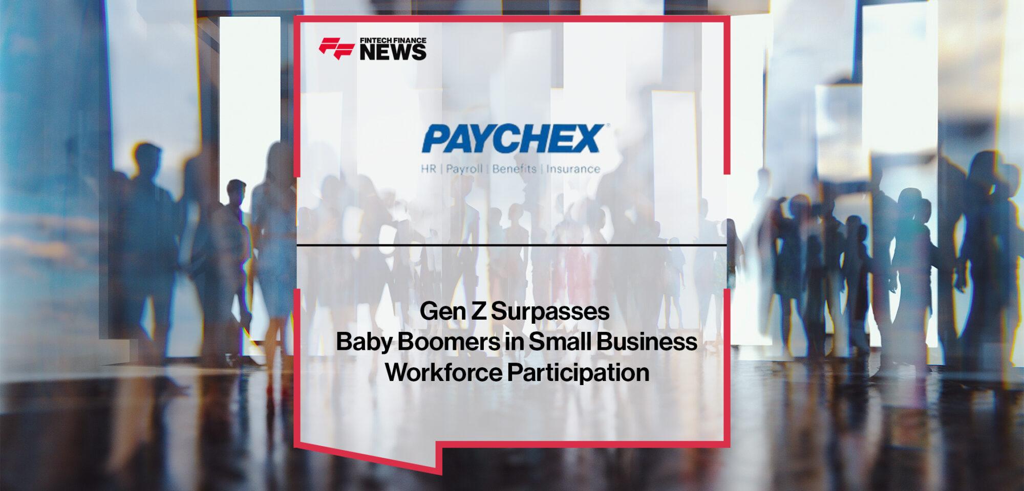 Gen Z Surpasses Baby Boomers in Small Business Workforce Participation