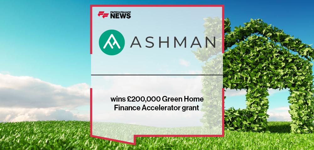 Ashman Bank wins £200,000 Green Home Finance Accelerator grant